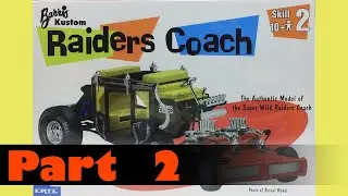 Building the 1/25 Scale Raiders Coach Part 2: Finished Kit