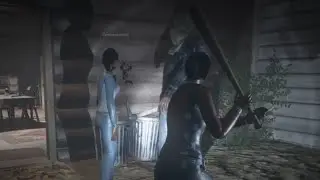 W vanessa O face big group Friday the 13th The Game