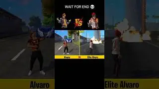 FREE FIRE ALVARO VS ELITE ALVARO ABILITY TEST #short #short #freefire #garena
