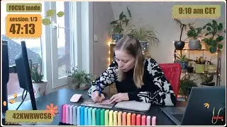 Study with me live 3 HOURS 💪 Let's Go! ✍️💬 Study motivation | 50/10