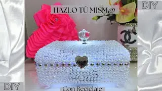 💎DIY: JOYERO RECICLANDO CAJA DE FERRERO ROCHER | MANUALIDADES PARA DECORAR✨