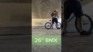 26&rdquo; BMX out on a Ride with the big bike!