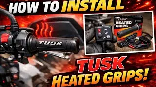 How to Install TUSK heated Grips on your Quad, Dirtbike, or ATV!!!