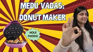 MEDU VADA in Donut Maker (BONUS: Cabbage Vadas) | NO DEEP FRYING