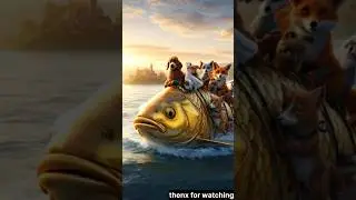 This Fish Became a Hero 🌊 | Animal Story Shorts#shorts #ai #animals #animation #fish