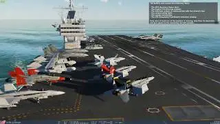 F 18 &mdash; Обучение &mdash; M01 Холодный запуск реалистичного носителя