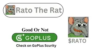 Is Rato The Rat (ratotherat.com) ($RATO) Token Good Or Not ??