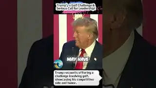 60S Trending News | Trump's Humorous Golf Challenge and Harsh Critique of the Biden Administration