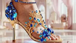 Luxury Sandals ASMR 👠 Soft crystal Footsteps for Deep Sleep | AI ASMR No Talking @zaraloveasmr 