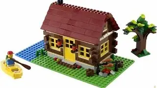 LEGO Creator 5766 Log Cabin Review / Srub