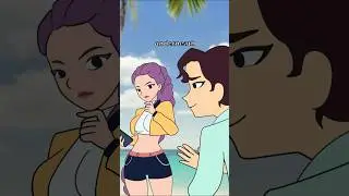 RUMI X JINU'S BEACH DATE - KPOP DEMON HUNTERS ANIMATION | GH'S ANIMATION