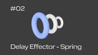 Cinema 4D Quick Tip #02 - Delay Effector - Spring
