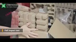 Brown Dry Press Tray Manufacturing Process Industrial Eco Packaging