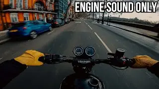 Chilly Morning Ride | TRIUMPH SCRAMBLER 900 | POV RAW SOUND [4K]