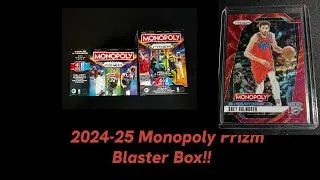 2024-25 Panini Prizm Basketball Monopoly Blaster Box Review! Lets Go!