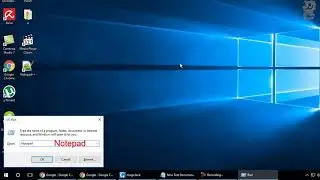 How to open Notepad using run command