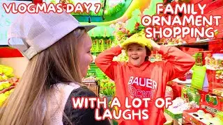 GETTING OUR FAMILY ORNAMENT (With A Lot Of Laughs) | Vlogmas Day 7 | Family 5 Vlogs