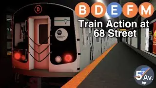 PTA Subway | B/D/E/F/M Train Action at 68 Street