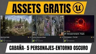 🔥3 ASSETS GRATIS de Fab/Epic Games &ndash; Caba&ntilde;a, Personajes Modulares y Entorno Oscuro IMPERDIBLES&rdquo;
