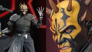 New Hot Toys Star Wars Savage Opress action figure on display Sideshow Collectibles