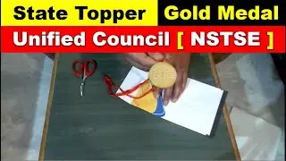 😊 NSTSE_ The award I got from Unified Council, Unboxing || Gold🥇Medal  2021 DAG12313