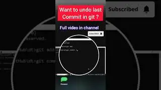 Delete last commit in git 