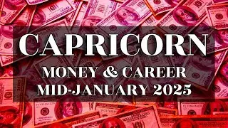 CAPRICORN - THIS SUCCESS LEADS TO AN AMAZING WINDFALL! - Money & Career (Mid-January 2025)