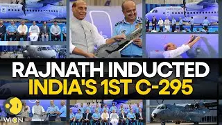 Indian Air Force gets C-295 Wings, Rajnath Singh inaugurates drone exhibition l WION ORIGINALS