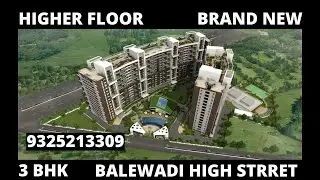Kunal Aspiree Balewadi Pune | 3Bhk flat for Sale | Higher Floor | Brand New