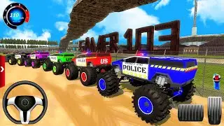 Juegos De Carros-Mega Monster Police Cars Extreme Off-Road Multiplayer Driver-Car Multiplayer Games.