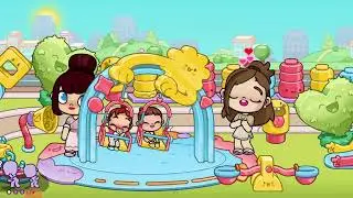 Mary is going to the playground!😆😁😄😃😀 routine Family World.