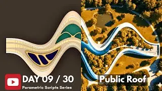 Public Roof | Day 9 of 30 Scripts Series &ndash; Parametric SubD Modeling in Rhino & Grasshopper