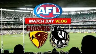 THE PIES HOLD ON, AGAIN! | HAWTHORN VS COLLINGWOOD | AFL VLOG 2022