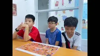 Общение на английском языке в Фантьете: Томми, Ферик и Бенни практикуются в разговоре о Хэллоуине