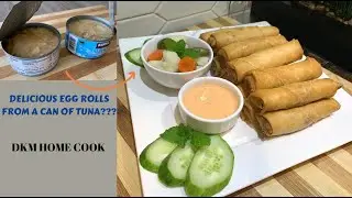 Have you ever made egg rolls from a can of tuna before? Amazingly delicious & simple!