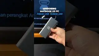 Tutorial mirroring dari Macbook ke PC pakai HDMi USB Terralink ‼️#tutorial #tutorialyoutube #shorts