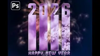 How to Design a Happy New Year 2026 Poster | Professional & Easy 🔥