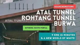 Atal Tunnel Video from South Portal  #Dashcam