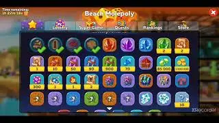 Hustle Castle Beach Molepoly EVENT: Opening over 90 Beach Chest, end of the event (last day)