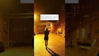Do you ever feel left out because you are a girl? #freedom #nightwalk #thoughts #walking #exploring