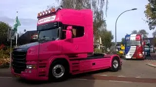 Truckrun Passing By In Elspeet (Netherlands) 2014