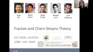 Xie Chen: Fracton and Chern Simons Theory