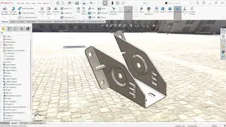 SOLIDWORKS Sheet metal . 23. #solidworks #cncsoftware #art #cad #cadsoftware 