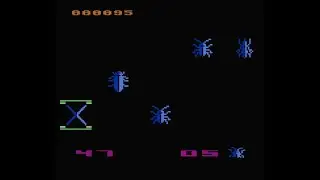 Vermin Buster (Atari 2600 homebrew) Gameplay