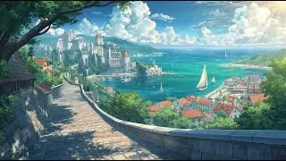 Soothing Medieval Fantasy Harbor | Gentle Music for Sleep, Meditation & Focus
