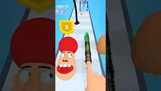 Impossible crossing finger 3D game #shorts