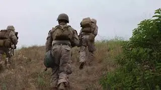 U.S. Marines of Echo Company, 2nd Battalion, 4th Marines in Action