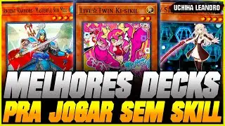 TOP 3 MELHORES DECKS SEM SKILL NO DUEL LINKS