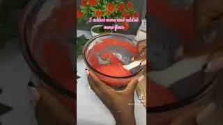 HOW TO MAKE RED VELVET PUFF PUFF