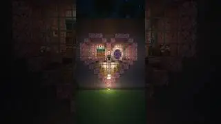 Minecraft Cherry Heart Base 🌸 (Rock My Body) #shorts #minecraft